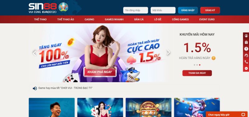 Truy cập website nhà cái trên trình duyệt