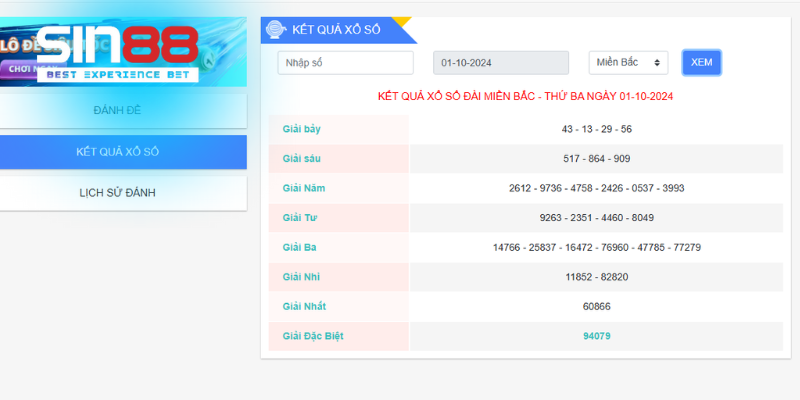 Xem lại kết quả và lịch sử đánh